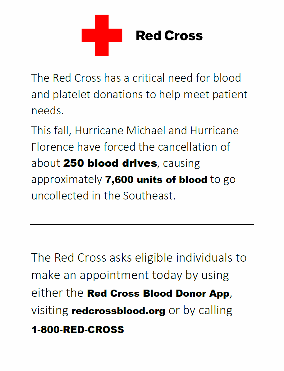 Red Cross in need of blood and platelet donations